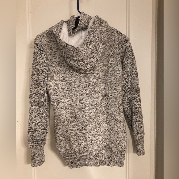 Grey Coat with zipper and buttons - Picture 2 of 3